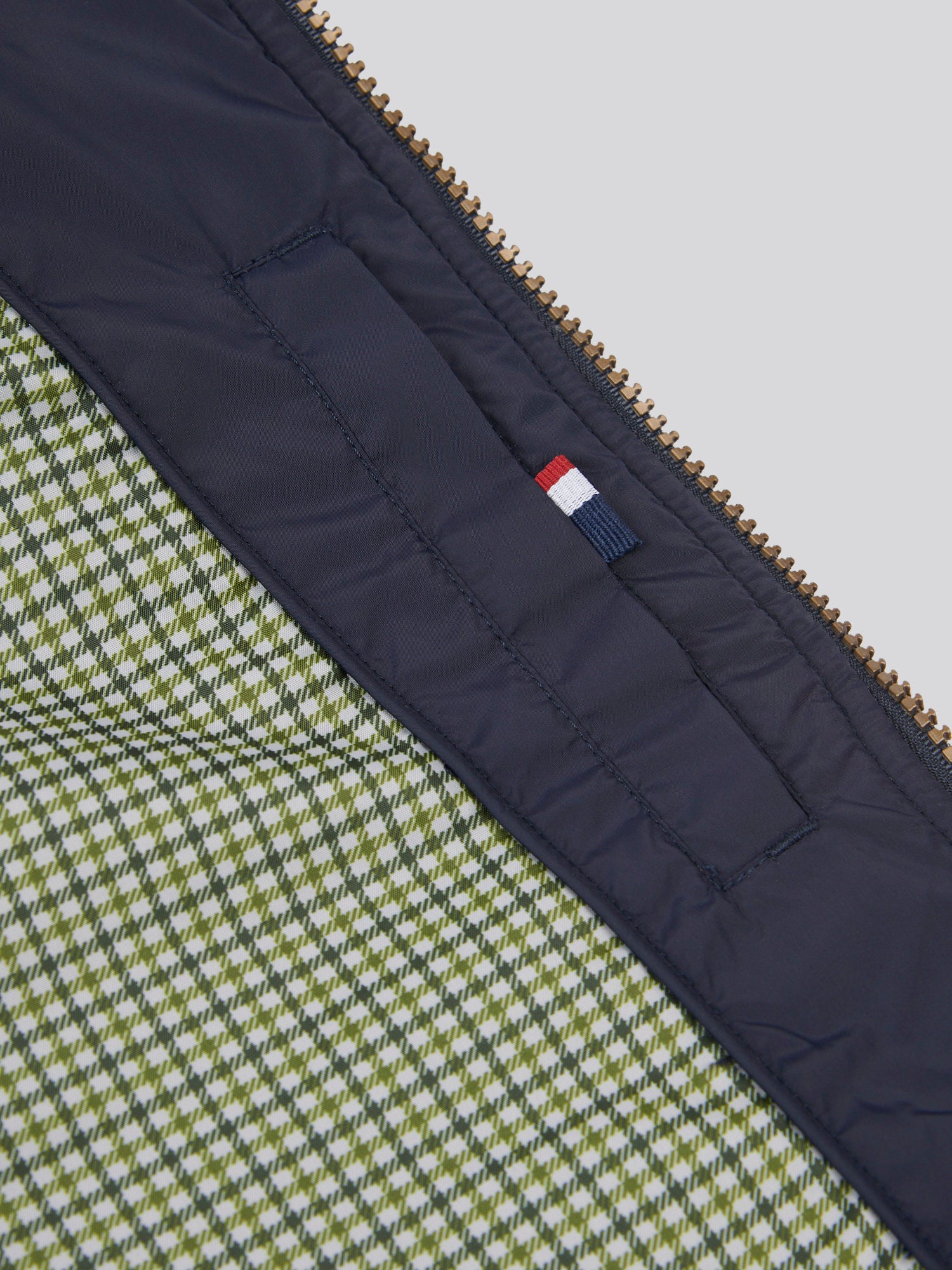 Men's Quilted Country Gilet in Dark Sapphire Navy – styled on model