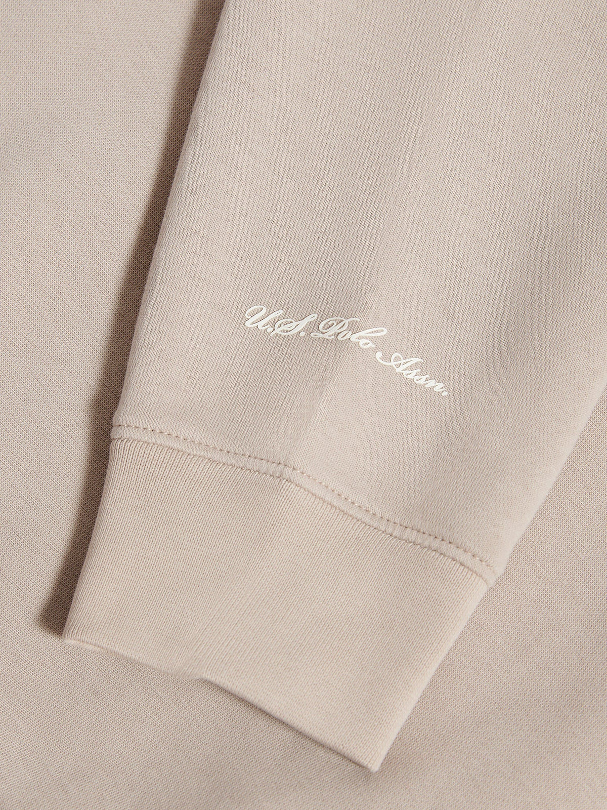 Mens Tonal Double Horsemen Print Crew in Atmosphere