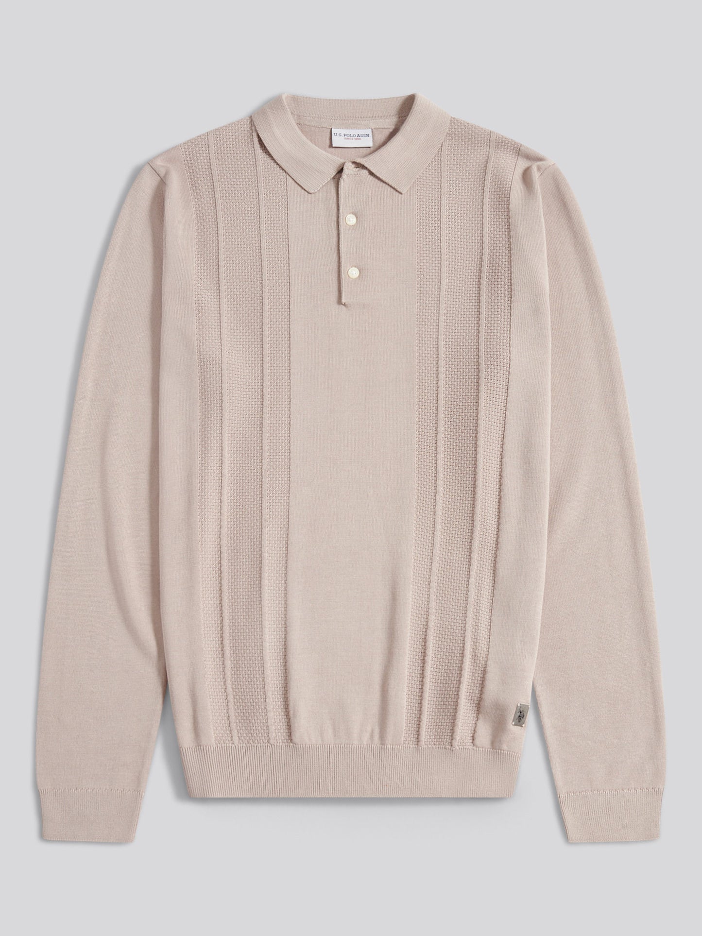 Mens Signature Smart Texture Polo Shirt in Atmosphere