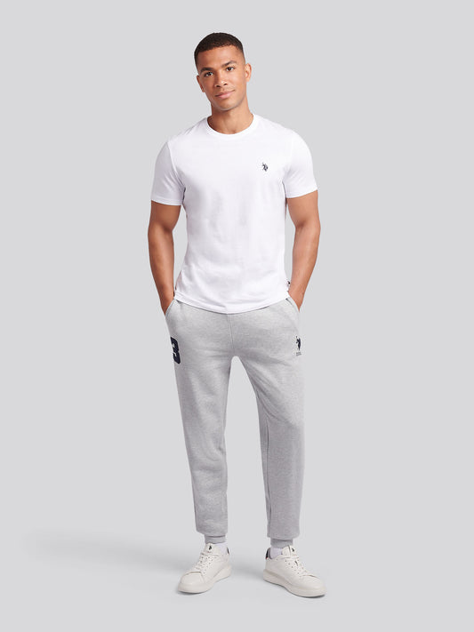 Mens Player 3 Loopback Jogger in Mid Grey Marl
