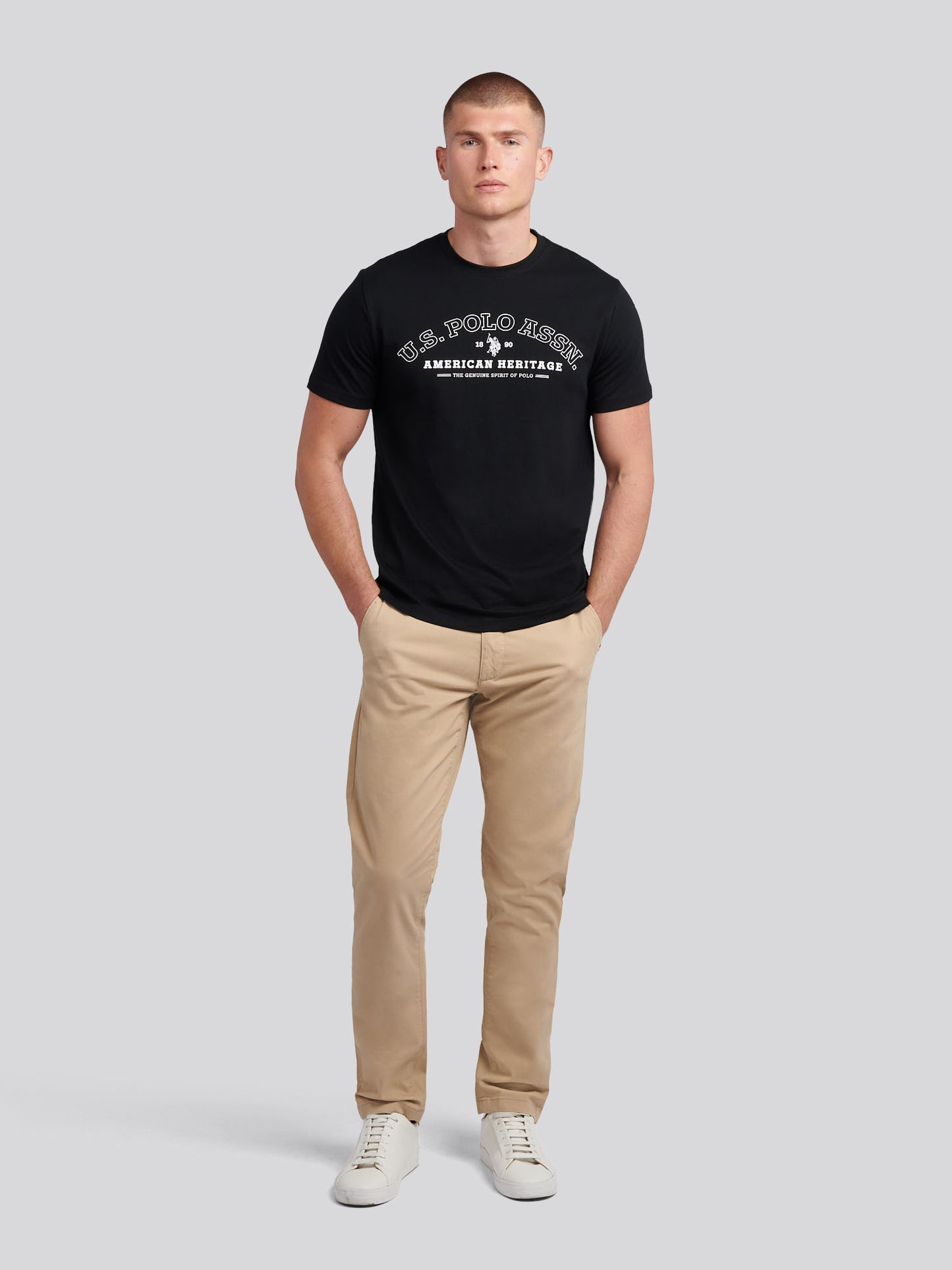 Mens Heritage Graphic T-Shirt in Black