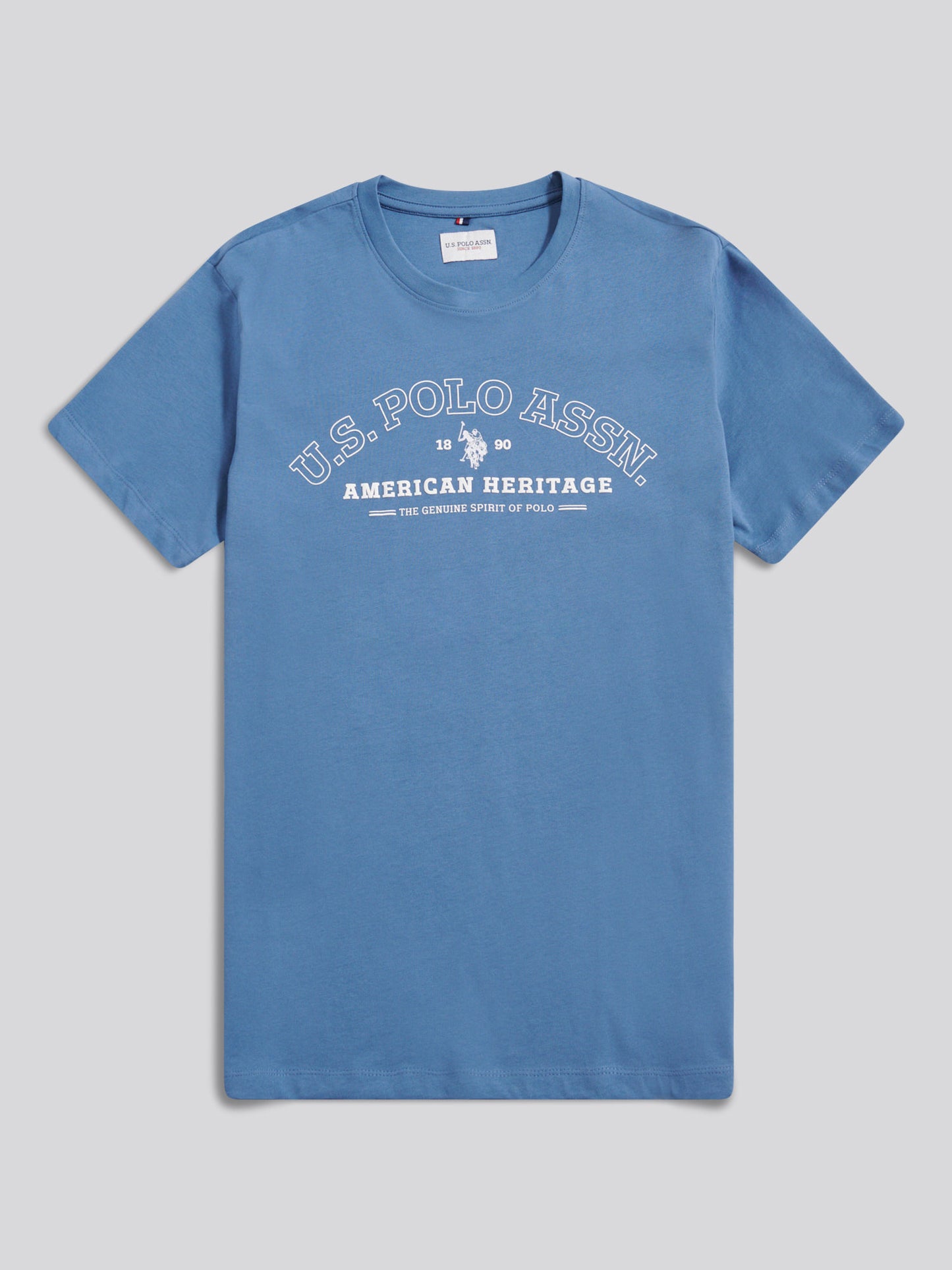 Mens Heritage Graphic T-Shirt in Blue Horizon
