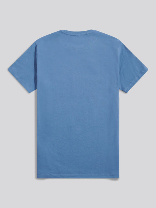 Mens Heritage Graphic T-Shirt in Blue Horizon