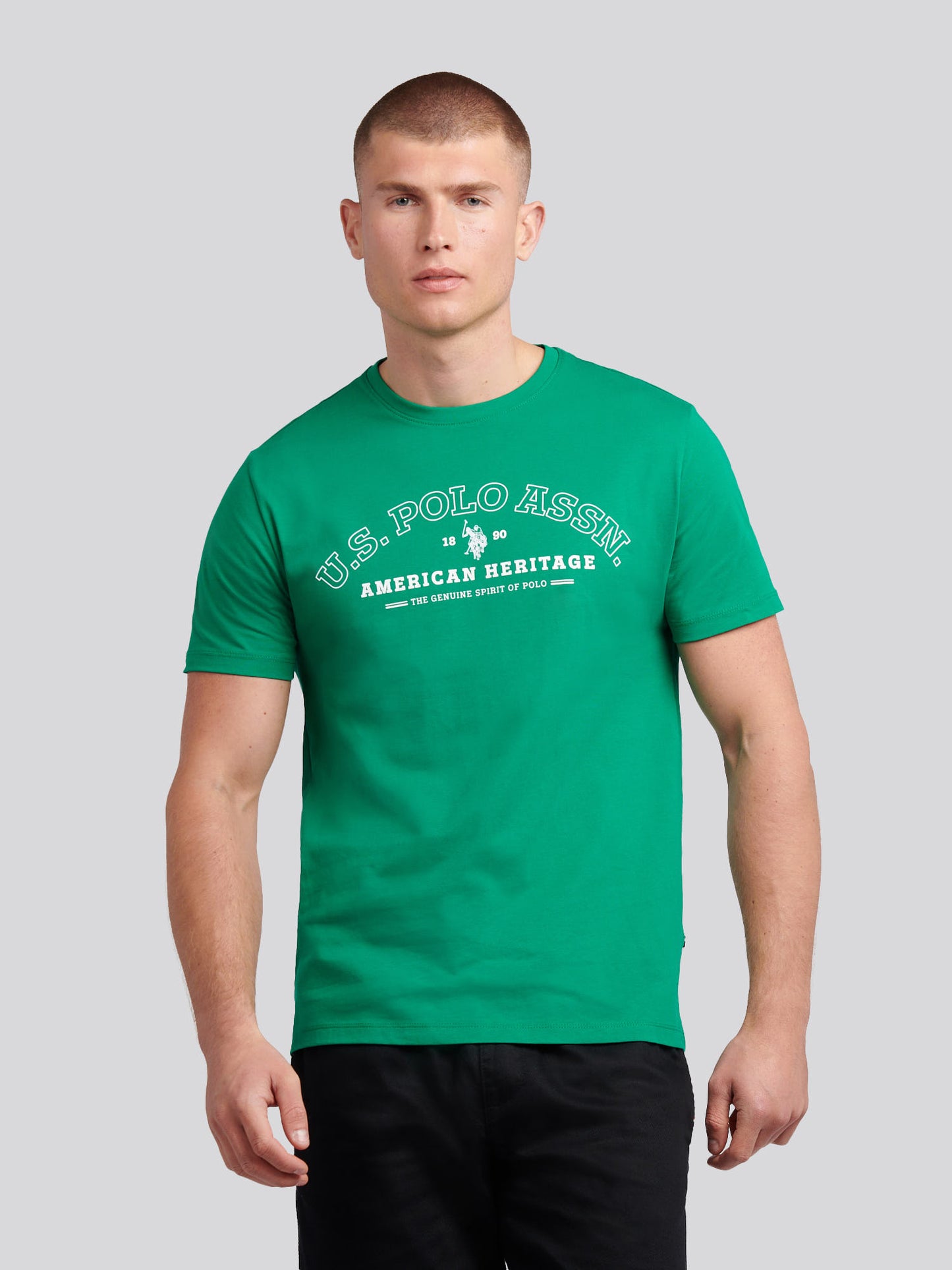Mens Heritage Graphic T-Shirt in Lush Meadow