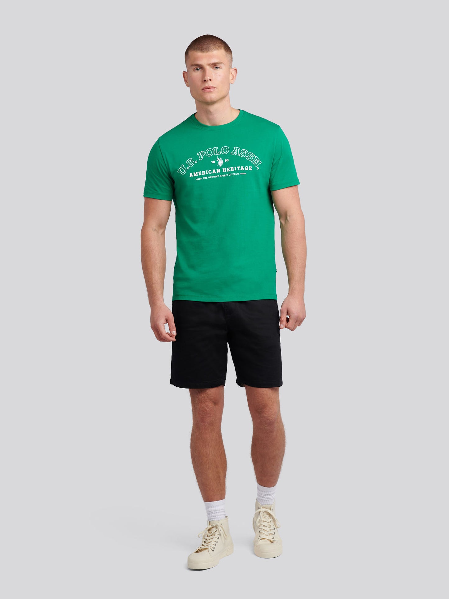 Mens Heritage Graphic T-Shirt in Lush Meadow