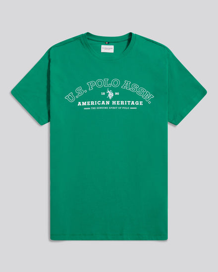Mens Heritage Graphic T-Shirt in Lush Meadow