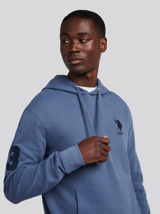 Mens Player 3 Loopback Hoodie in Vintage Indigo