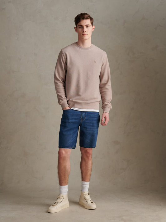 5 Pocket Denim Short Dark Wash