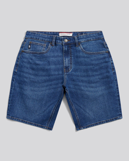 5 Pocket Denim Short Dark Wash