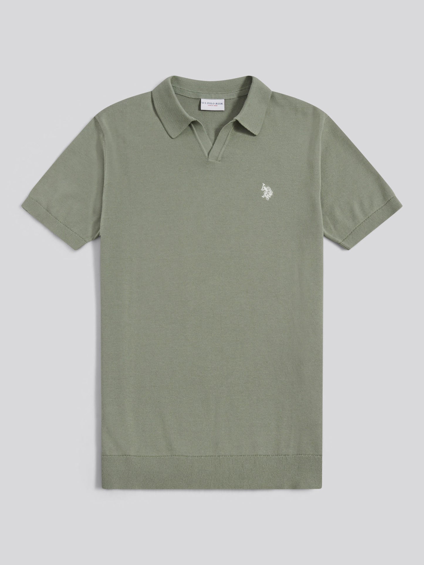 Combed Cotton Multicoloured DHM Reverse Polo Sea Spray