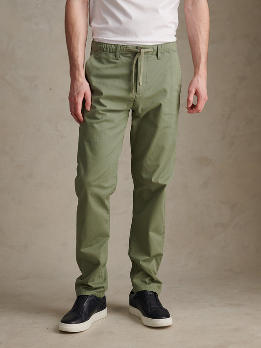 Mens Comfort Waist Classic Chino in Sea Spray