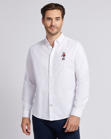 Mens Chuck Oxford Shirt in Bright White