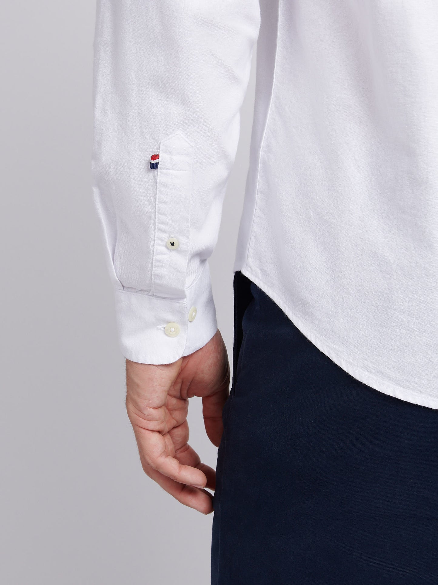 Mens Chuck Oxford Shirt in Bright White