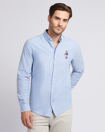 Mens Chuck Oxford Shirt in Blue Yonder
