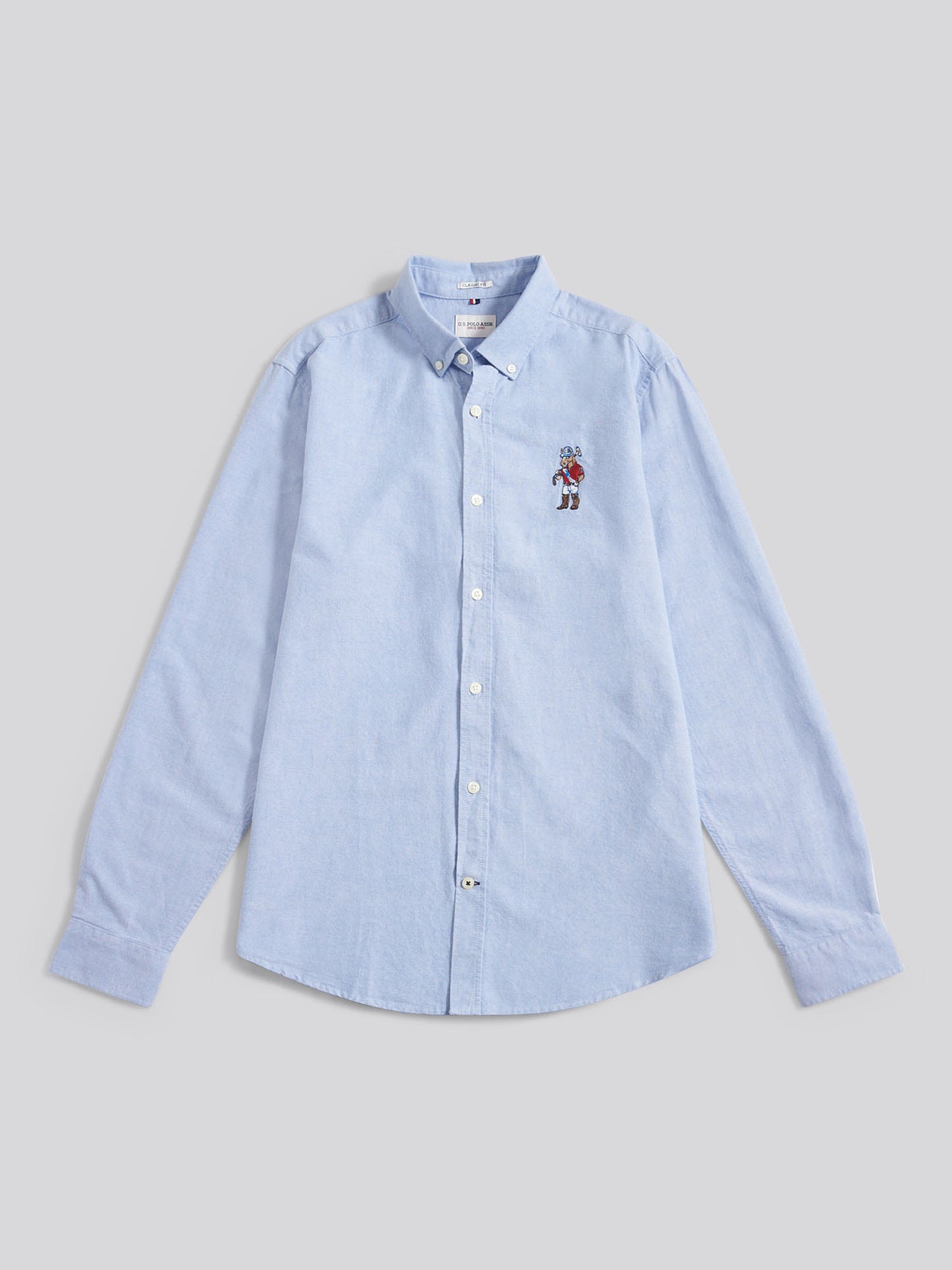 Mens Chuck Oxford Shirt in Blue Yonder