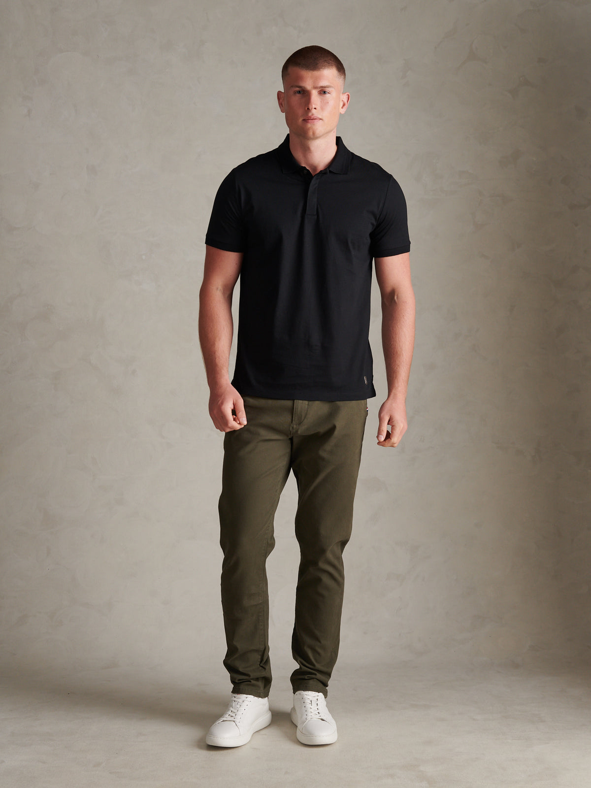 Mens Premium Supima Cotton Polo Shirt Black