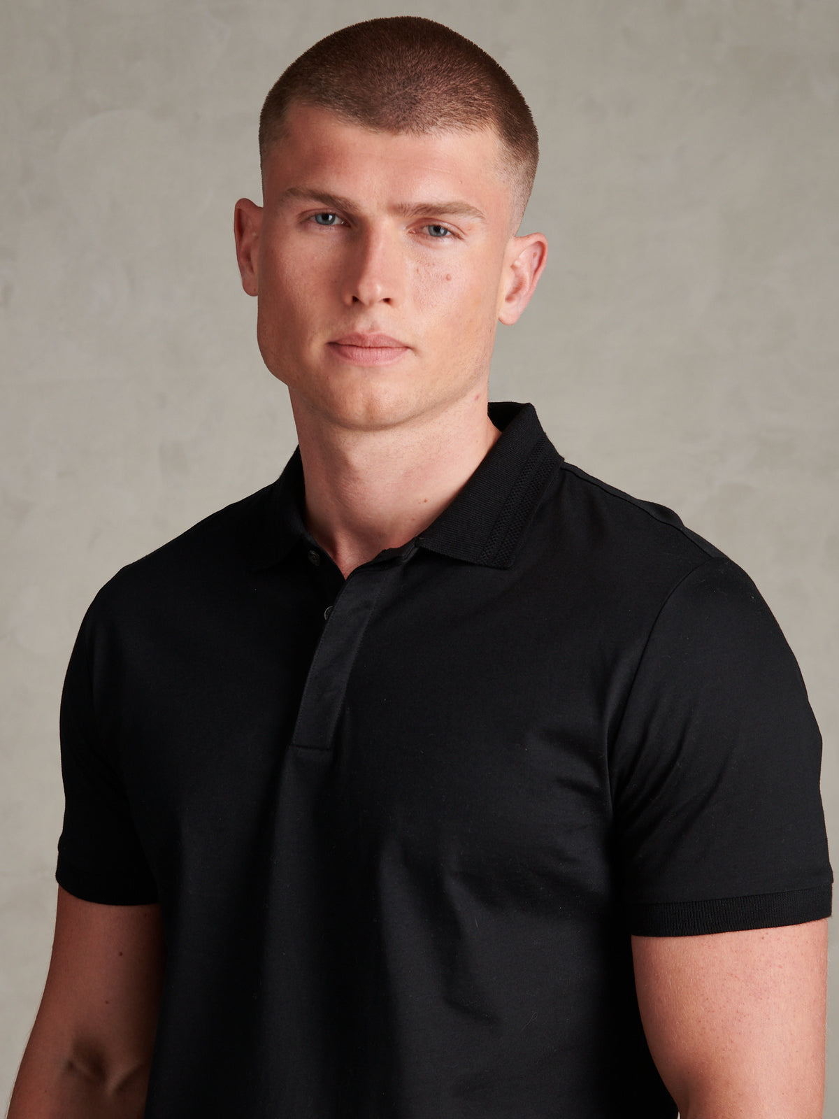 Mens Premium Supima Cotton Polo Shirt Black