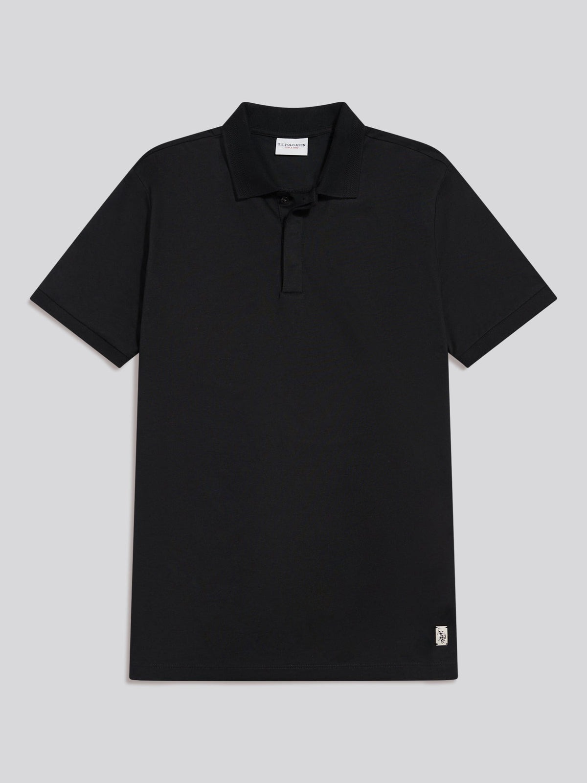 Mens Premium Supima Cotton Polo Shirt Black