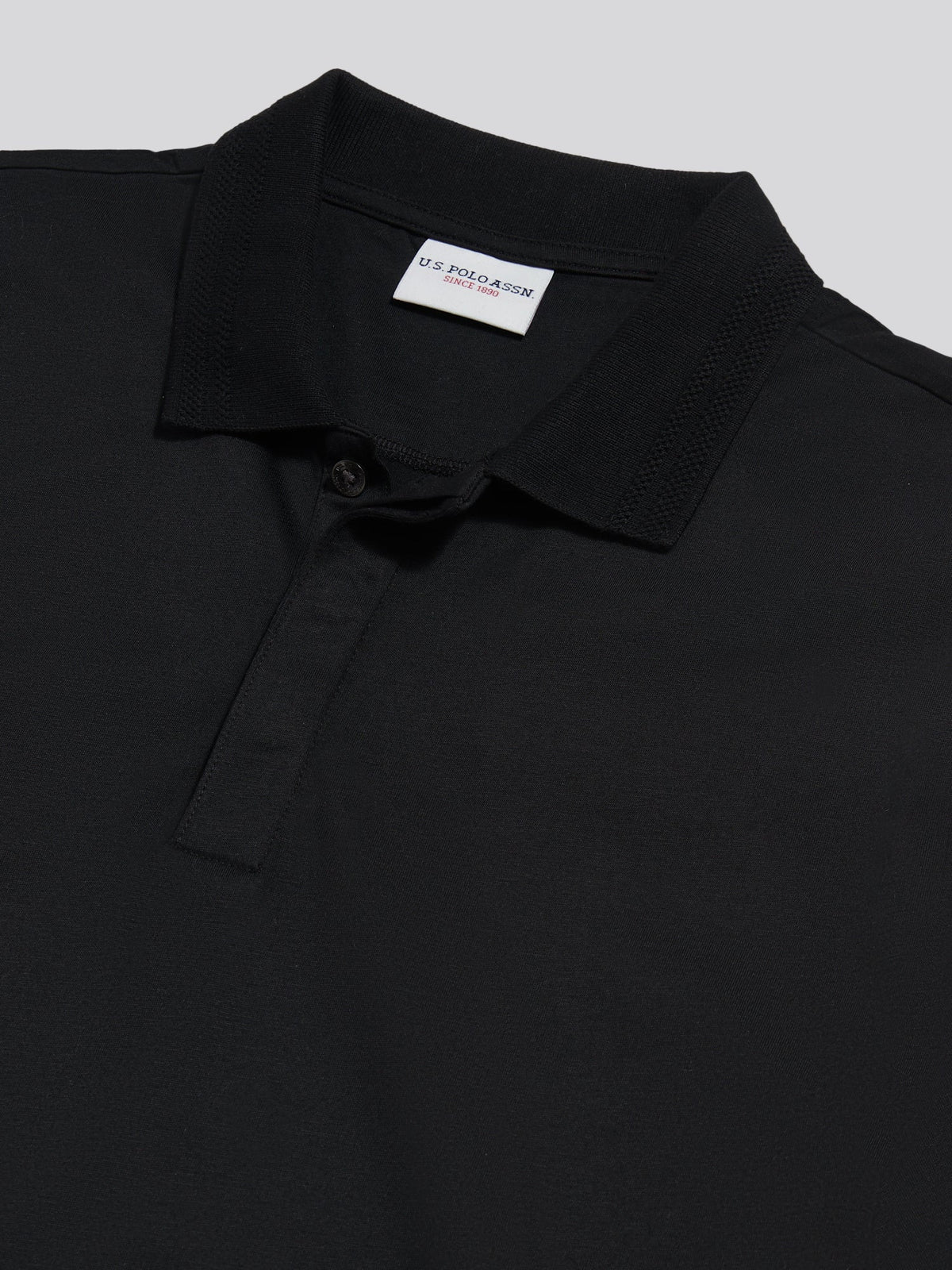 Mens Premium Supima Cotton Polo Shirt Black