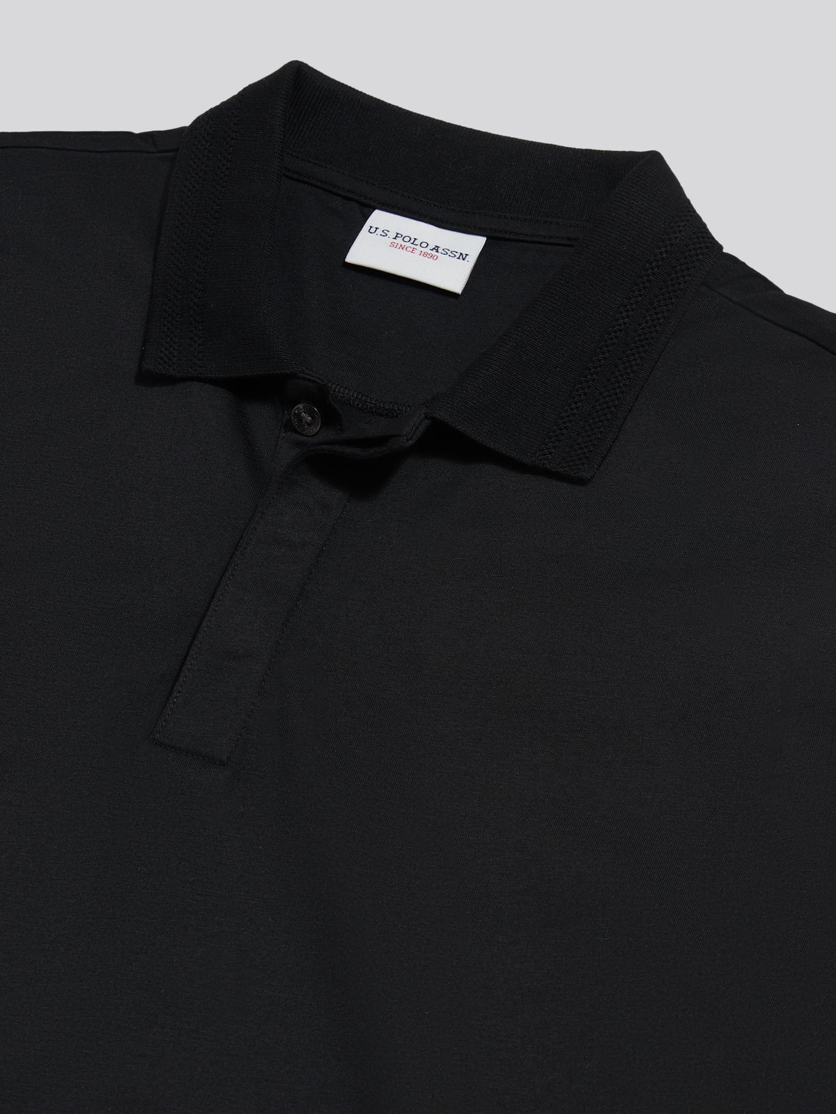 Mens Premium Supima Cotton Polo Shirt Black