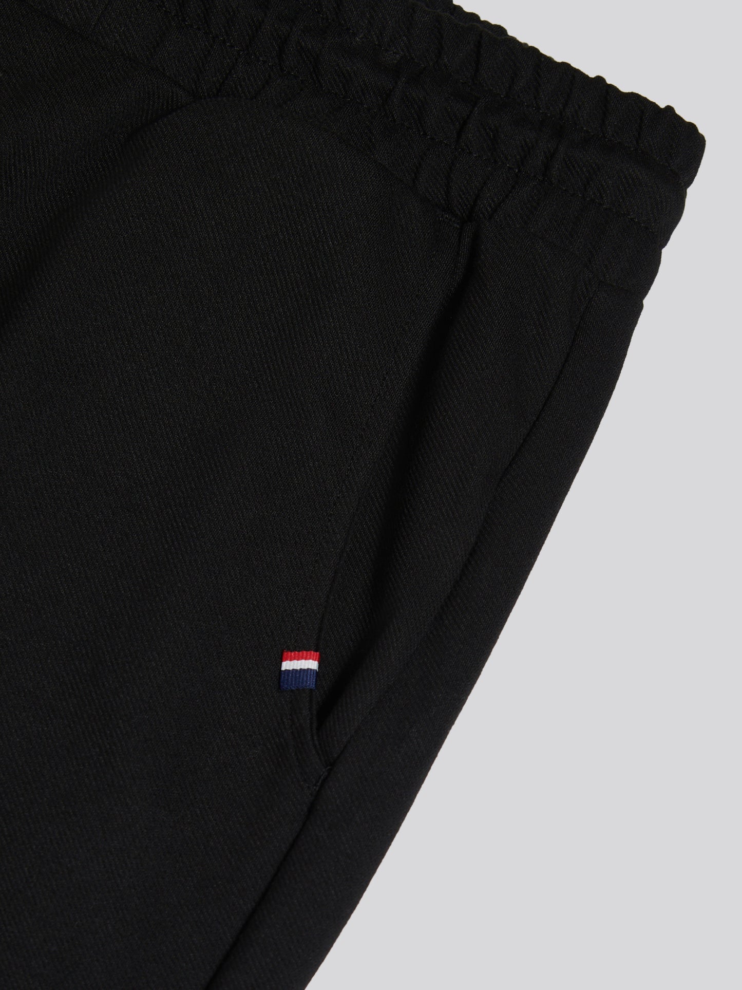 Mens Jersey Double Horsemen Trousers Black