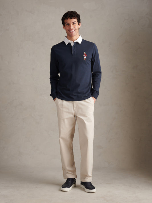 Mens Chuck Rugby in Dark Sapphire Navy