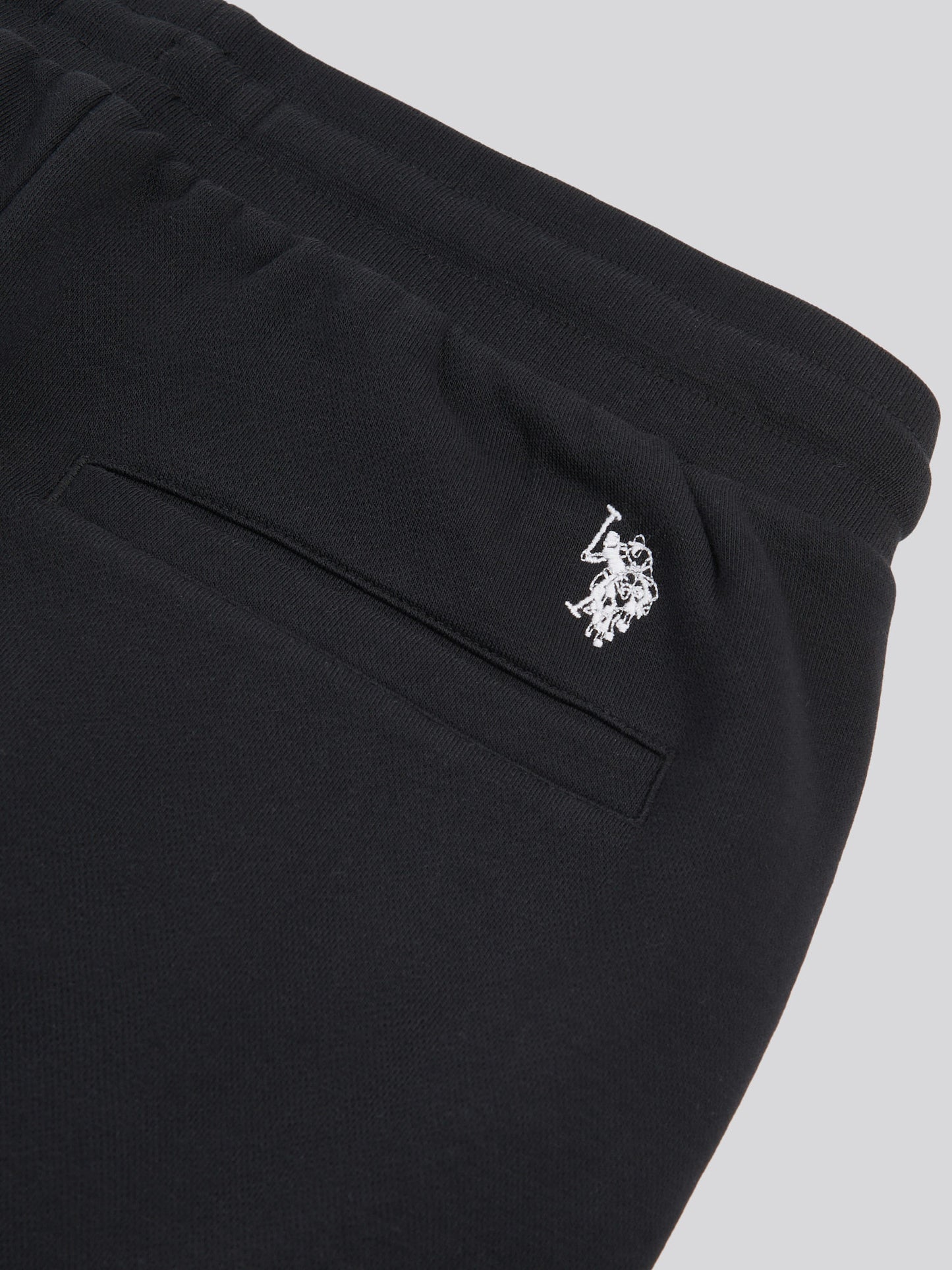 Mens Double Horsemen Cargo Sweat Jogger in Black