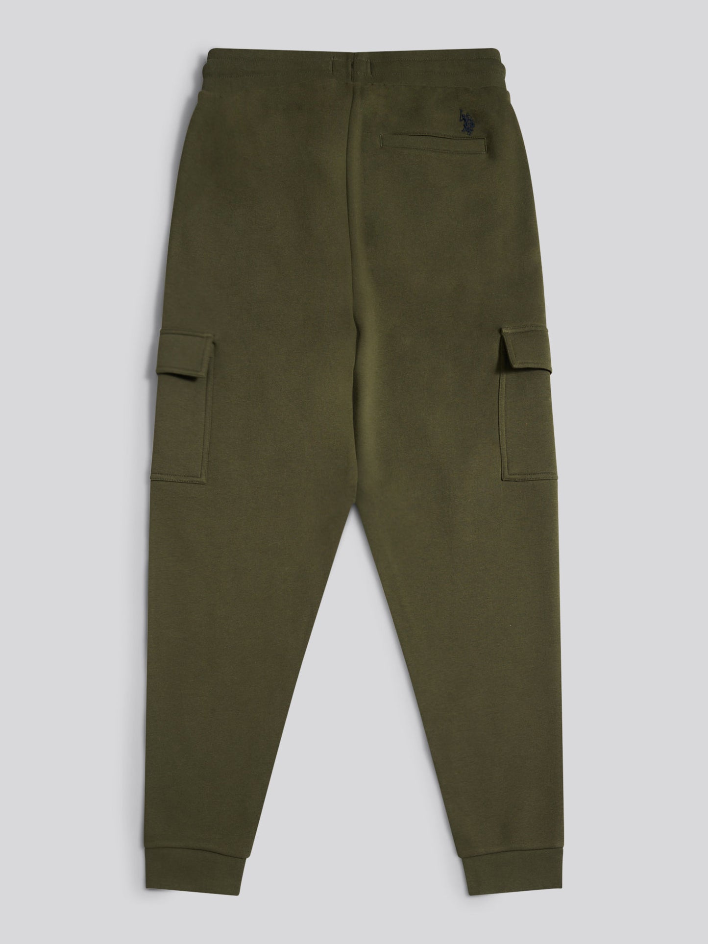 Mens Double Horsemen Cargo Sweat Jogger in Forest Night