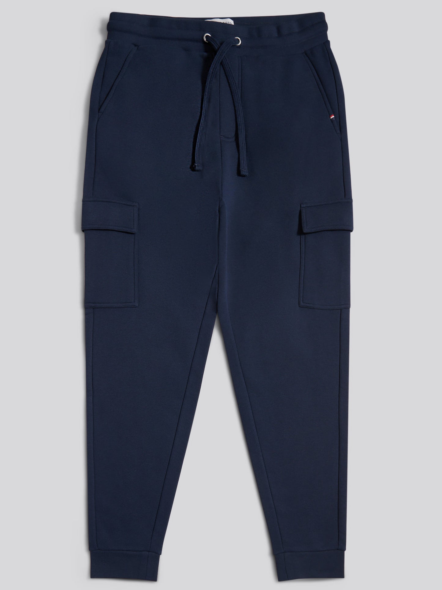 Mens Double Horsemen Cargo Sweat Jogger in Dark Sapphire Navy / Moonlight Blue DHM