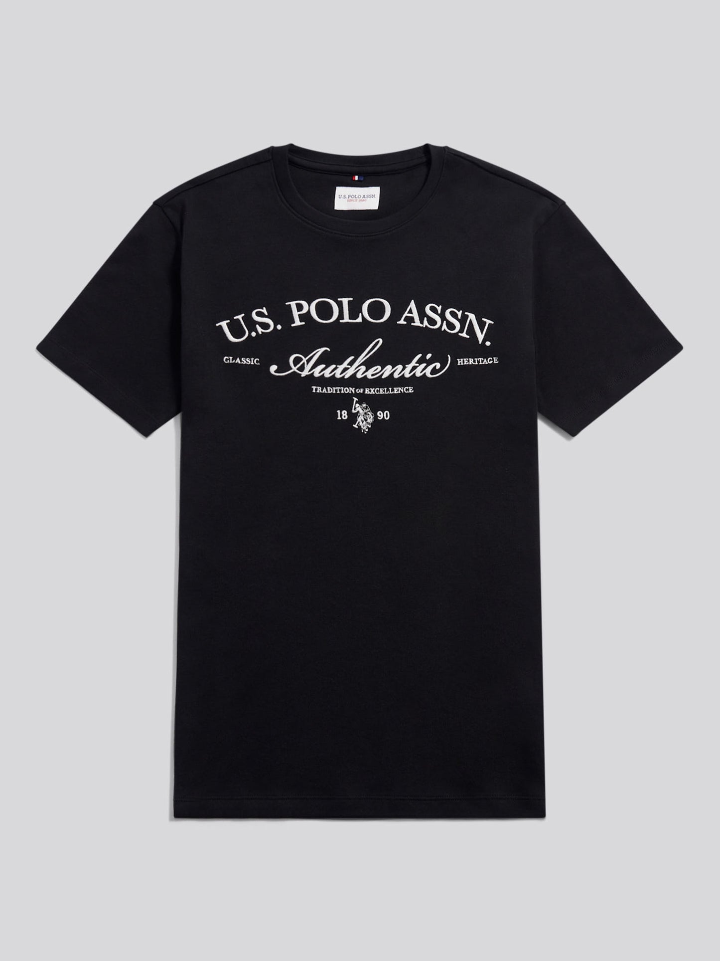 Mens Arch Script Graphic T-Shirt Black