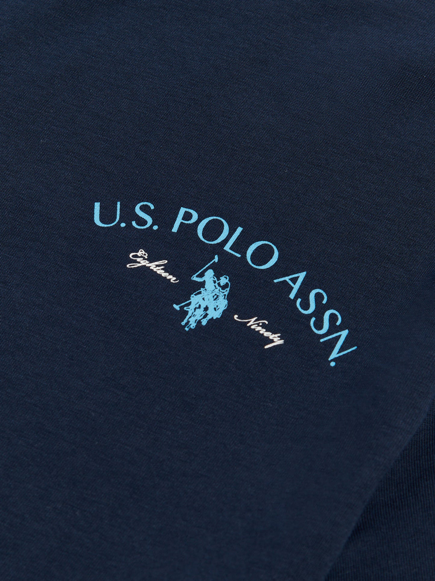 Mens Spirit Of Sport Back Graphic T-Shirt Dark Sapphire Navy