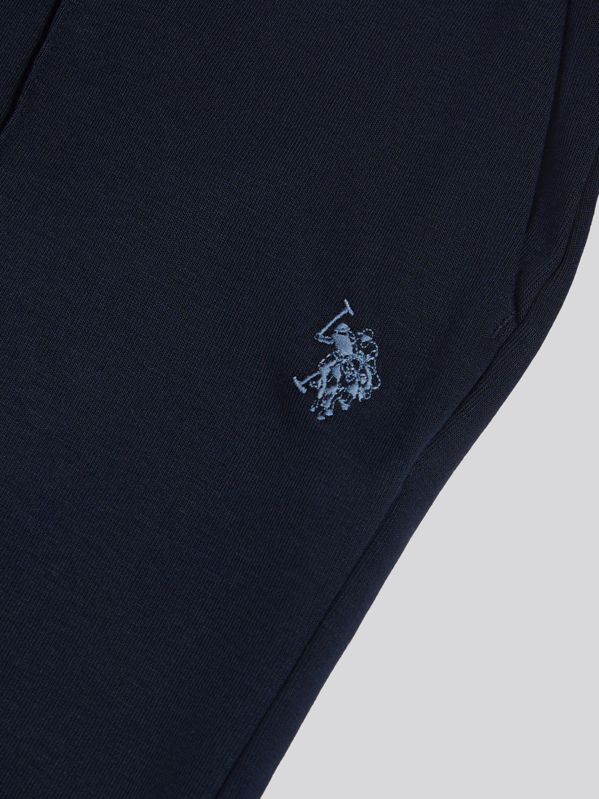Mens Interlock Pintuck Joggers Dark Sapphire Navy