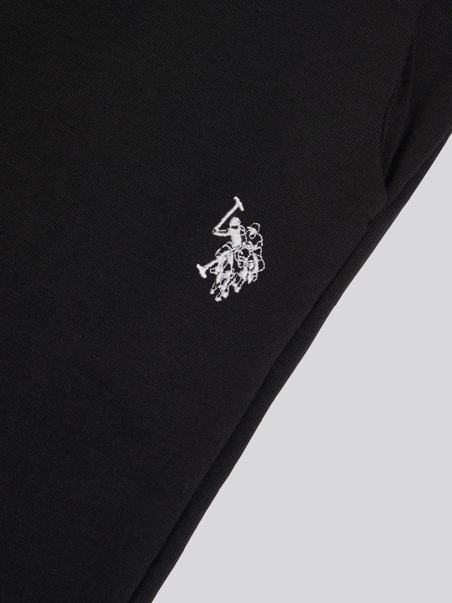 Mens Interlock Pintuck Joggers Black Bright White DHM