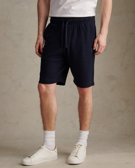 Mens Terry Sweat Shorts Dark Sapphire Navy / Moonlight Blue DHM