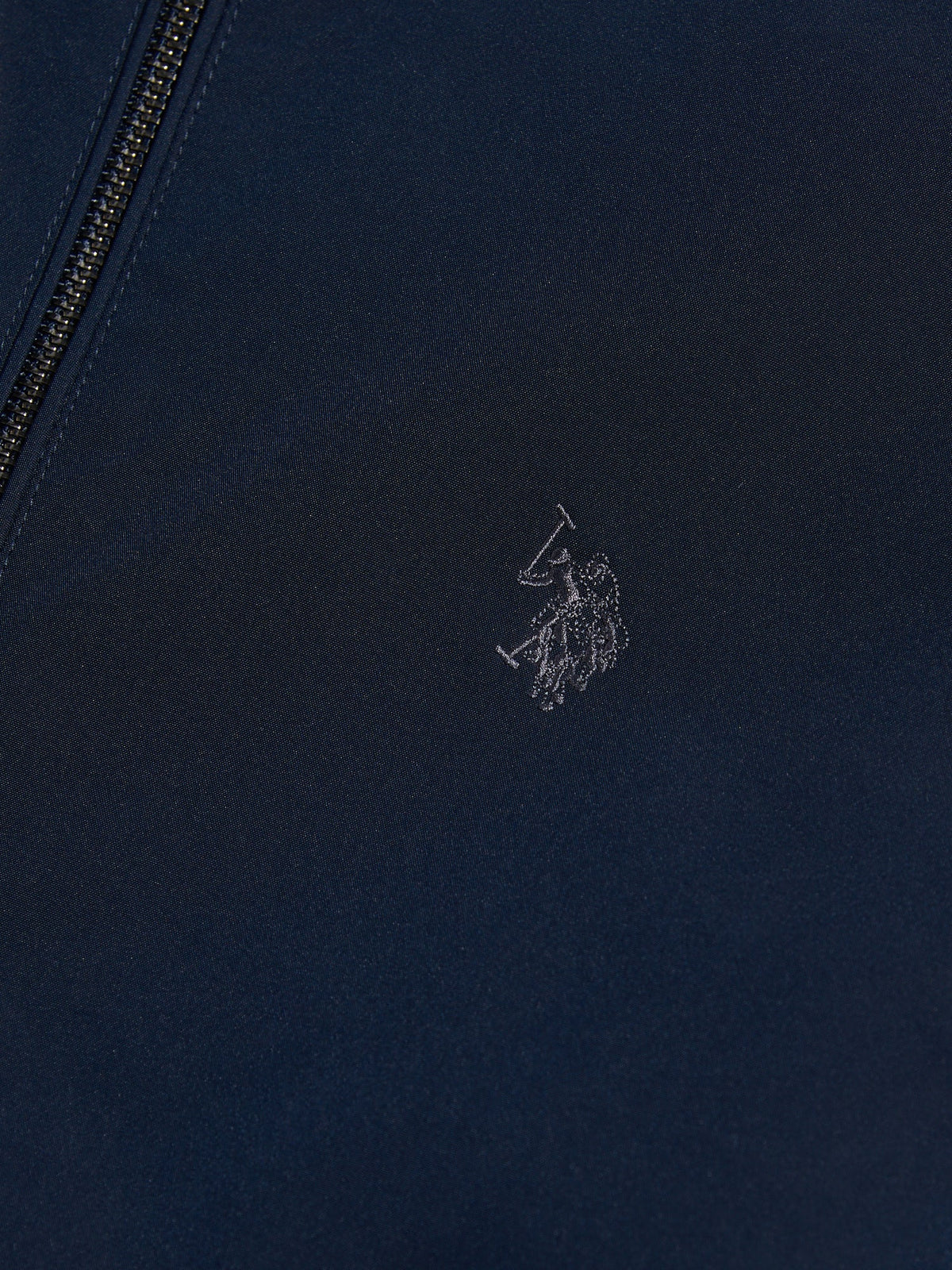 Mens Jersey Lined Smart Bomber Jacket Dark Sapphire Navy
