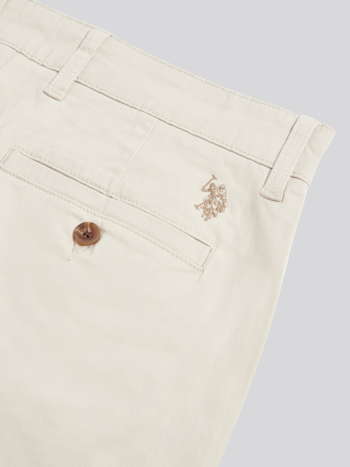 Mens Pleat Front Lightweight Chino Trousers Beige