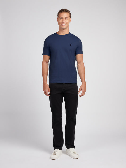 Mens Straight Fit Jean in Black Wash