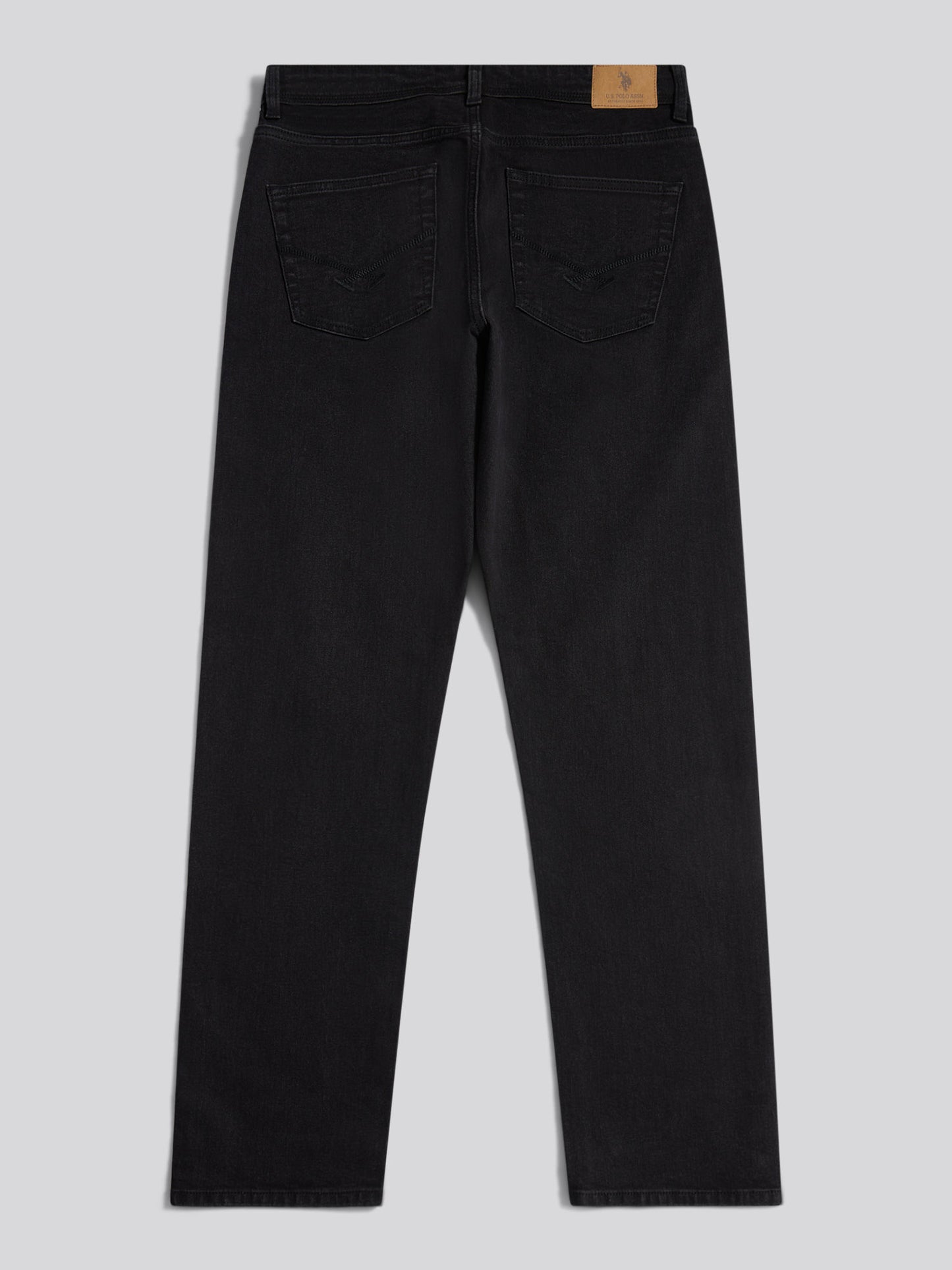 Mens Straight Fit Jean in Black Wash