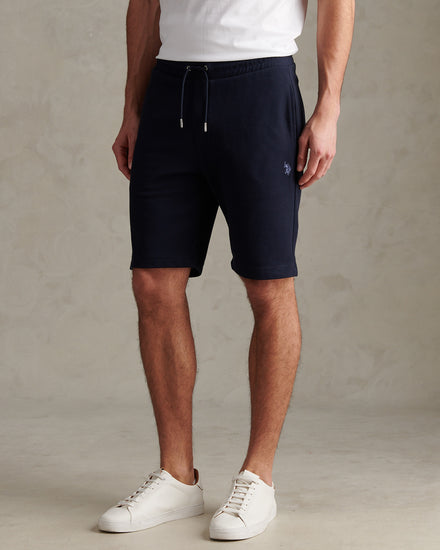 Mens Twill Texture Jersey Short Dark Sapphire Navy / Moonlight Blue DHM