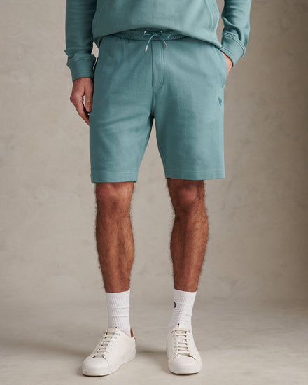 Mens Twill Texture Jersey Short Arctic