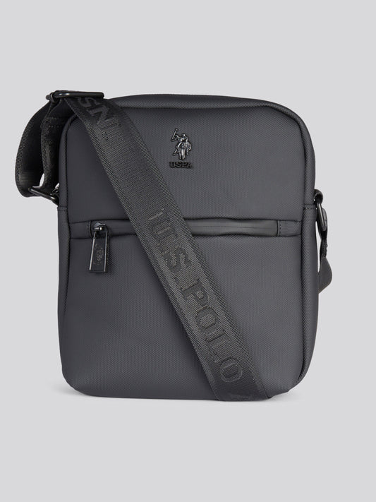 Mens Arrowhead Crossbody Bag in Black