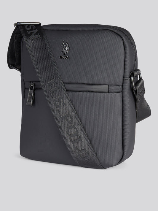 Mens Arrowhead Crossbody Bag in Black