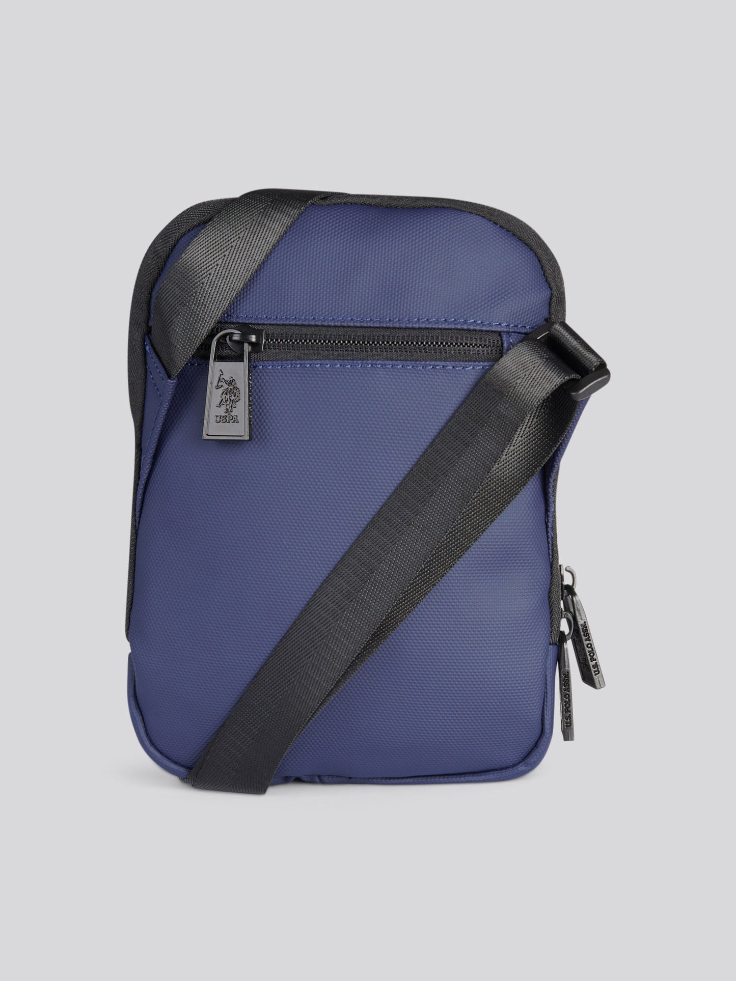 Mens Small Arrowhead Crossbody Bag in Navy