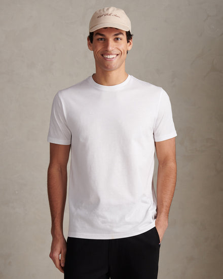 Mens Smart Mercerised T-Shirt Bright White