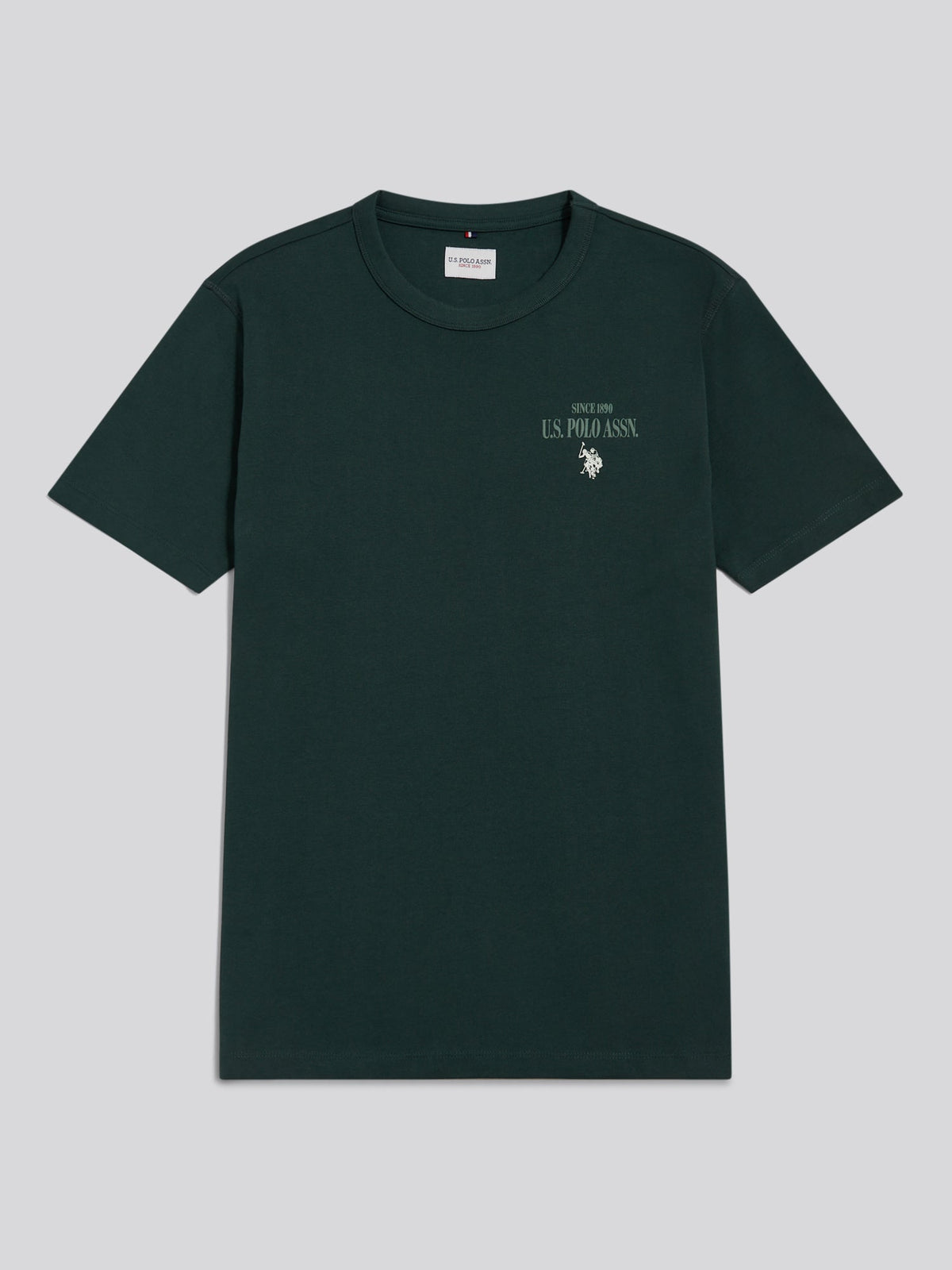 Mens Authentic Front & Back Graphic T-Shirt Green Gables