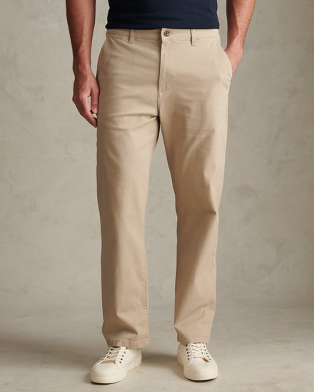 Mens Relaxed Fit Stretch Chinos Trench Coat