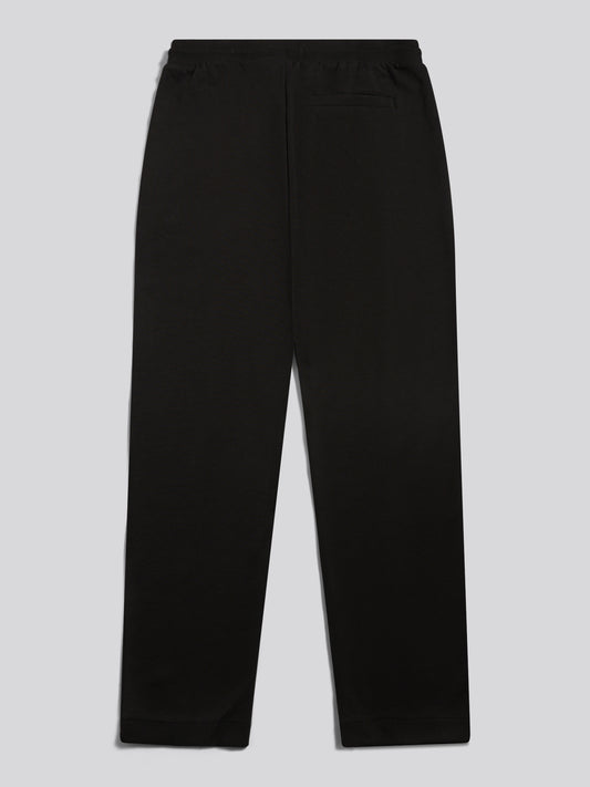 Mens Interlock Pintuck Joggers Black