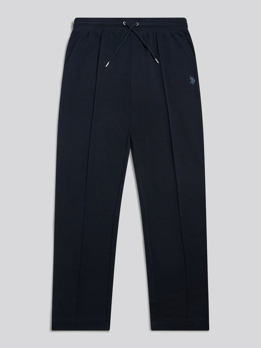 Mens Interlock Pintuck Joggers Dark Sapphire Navy / Moonlight Blue DHM