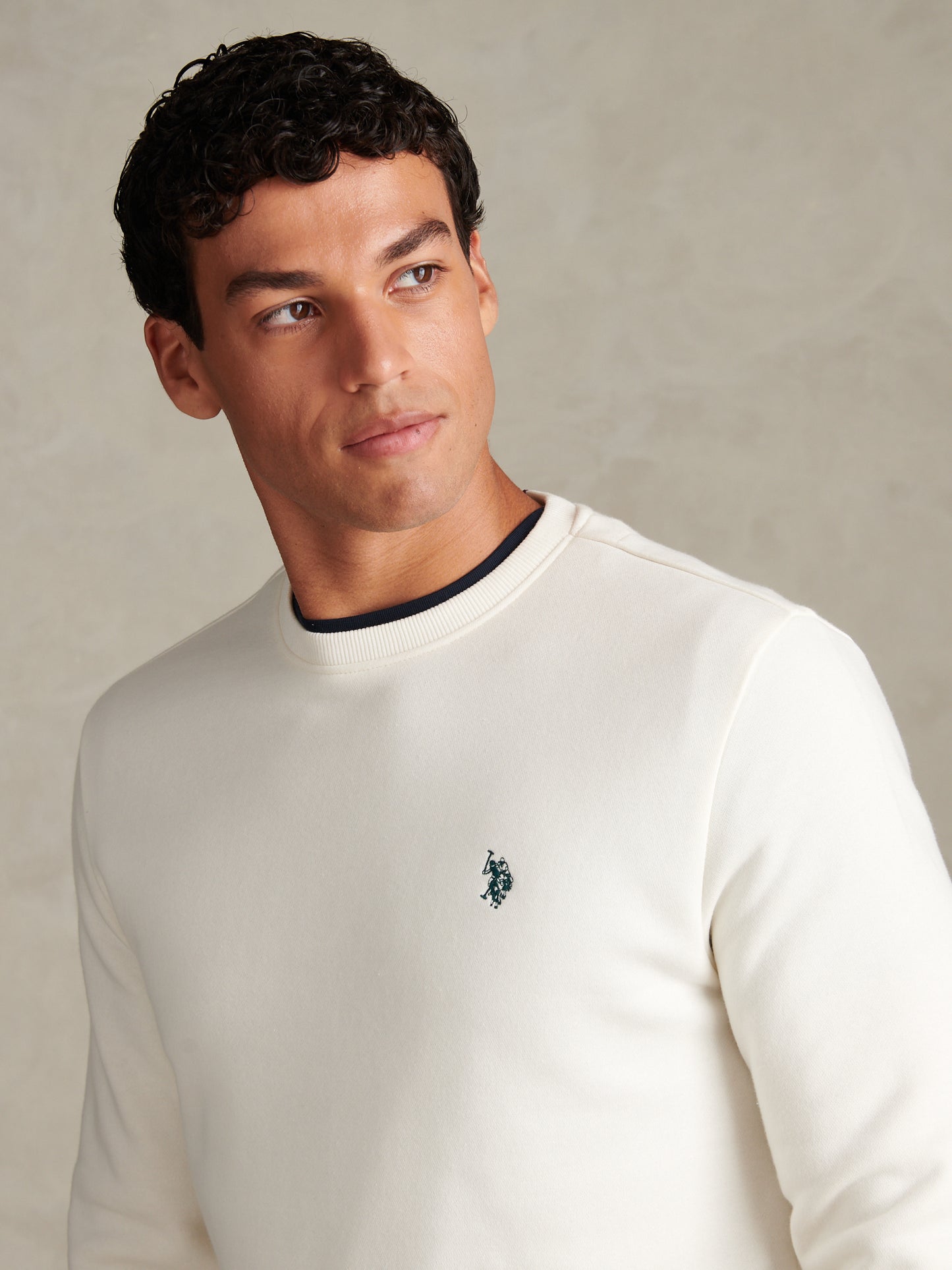 Mens U.S. Open Polo Championship Graphic Sweatshirt Whisper White
