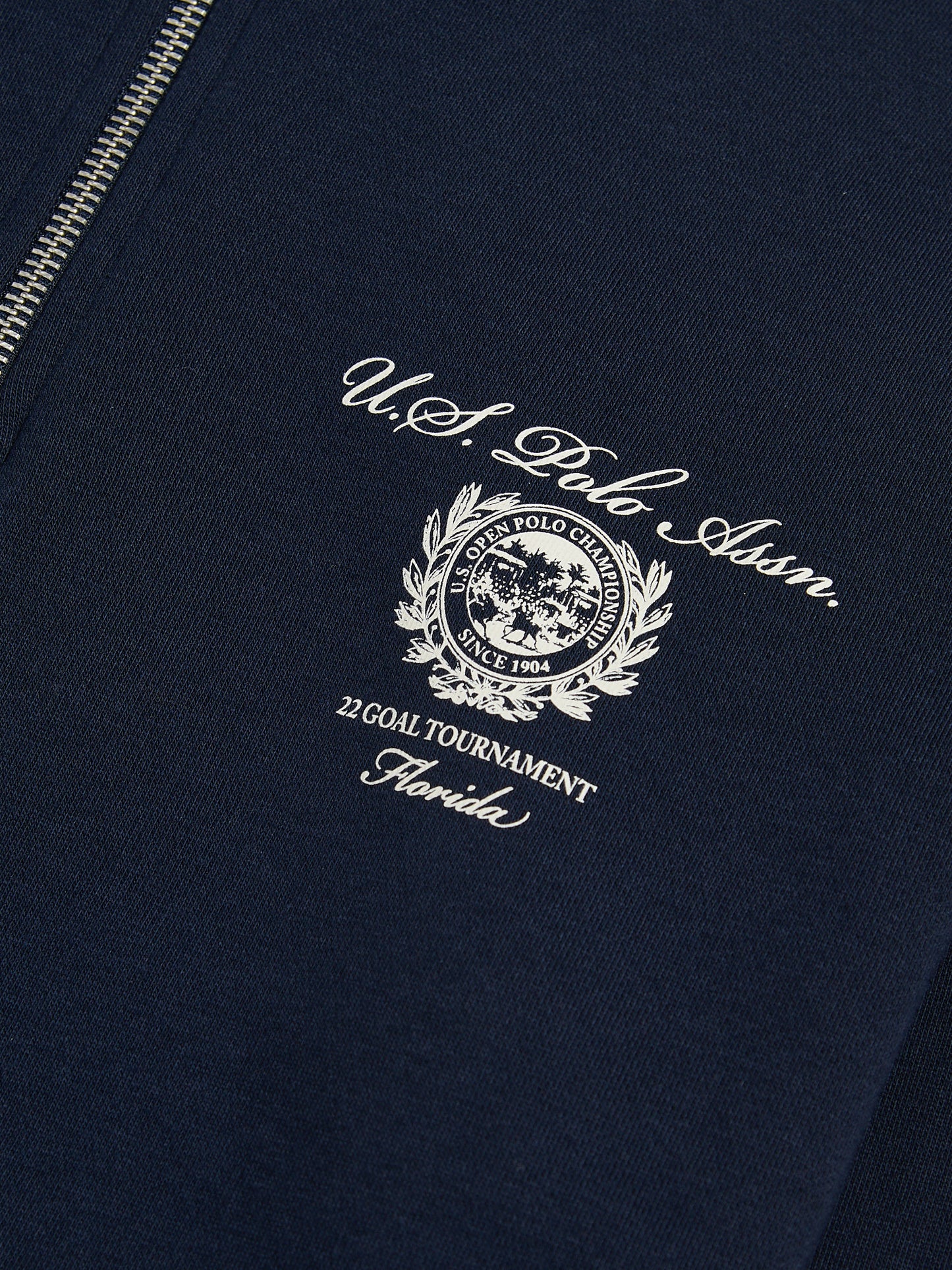 Mens Collegiate Goal Tournament Quarter Zip Sweatshirt Dark Sapphire Navy